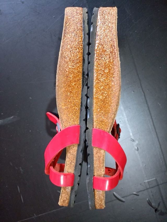 Birkenstock - Ciabatte rosse, n. 37