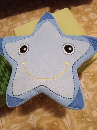 Cuscino stella blu