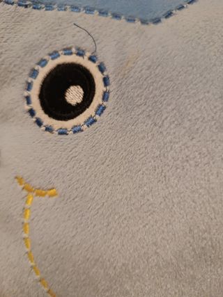 Cuscino stella blu