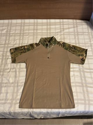 Camiseta táctica airsoft manga corta
