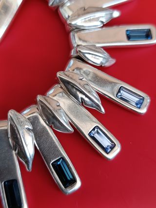 Pulsera Uno de 50 Plata Azul