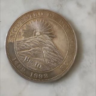Moneda Bolivia 1492-1992