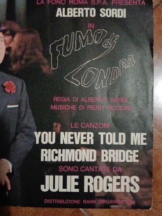 Singolo 45 giri Julie Rogers - Fummo a Londra
