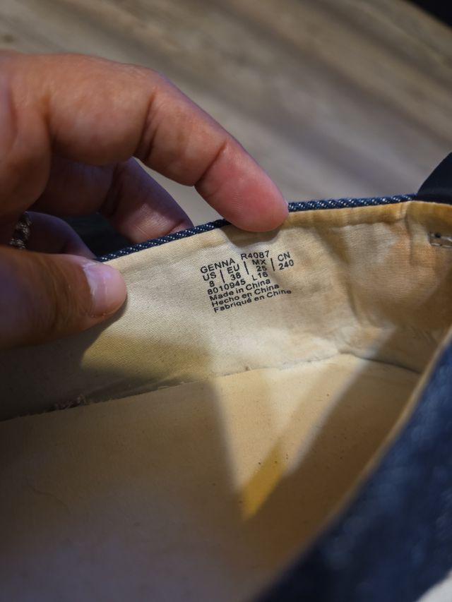 Alpargatas Calvin Klein - Azul
Calzan como un 39