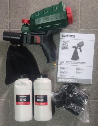 Pistola Jato Areia Parkside - Nova