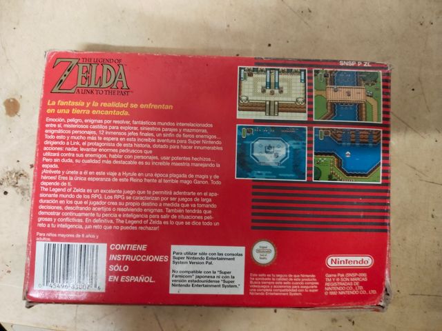 NES Zelda: A Link to the Past PAL