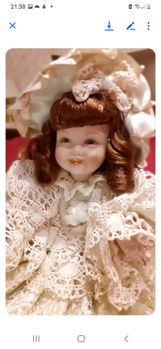 Bambola porcellana vintage