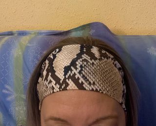 Diadema bandana serpiente marrón