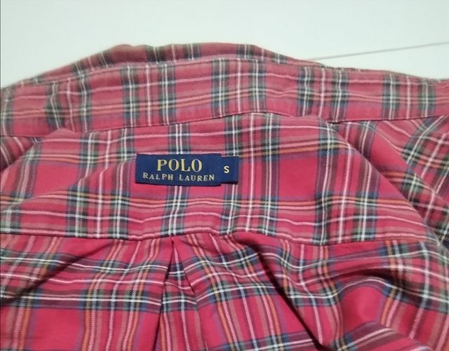 Camicia a quadri Ralph Lauren rossa tg S