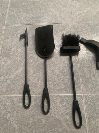 Juego herramientas chimenea - metal