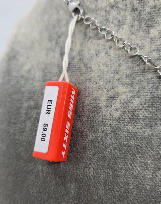 Collar Miss Sixty - Plata y Negro