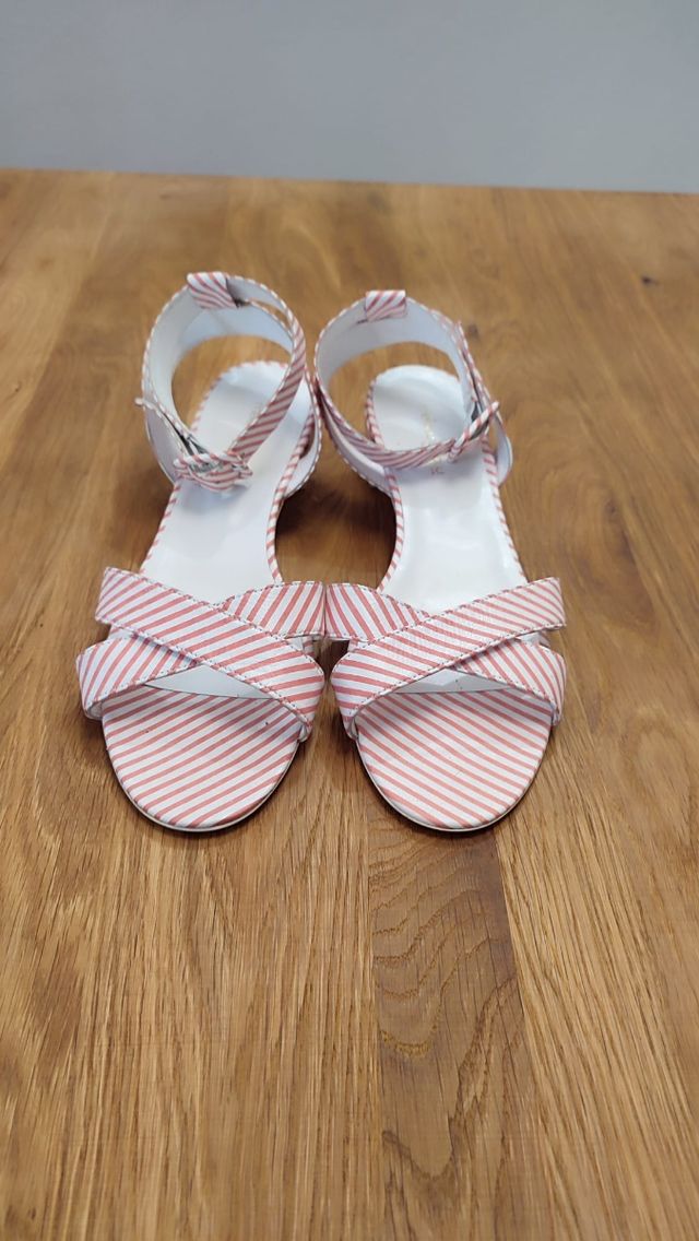 Sandalias Yellow Mellow 39 - Rayas Rosa