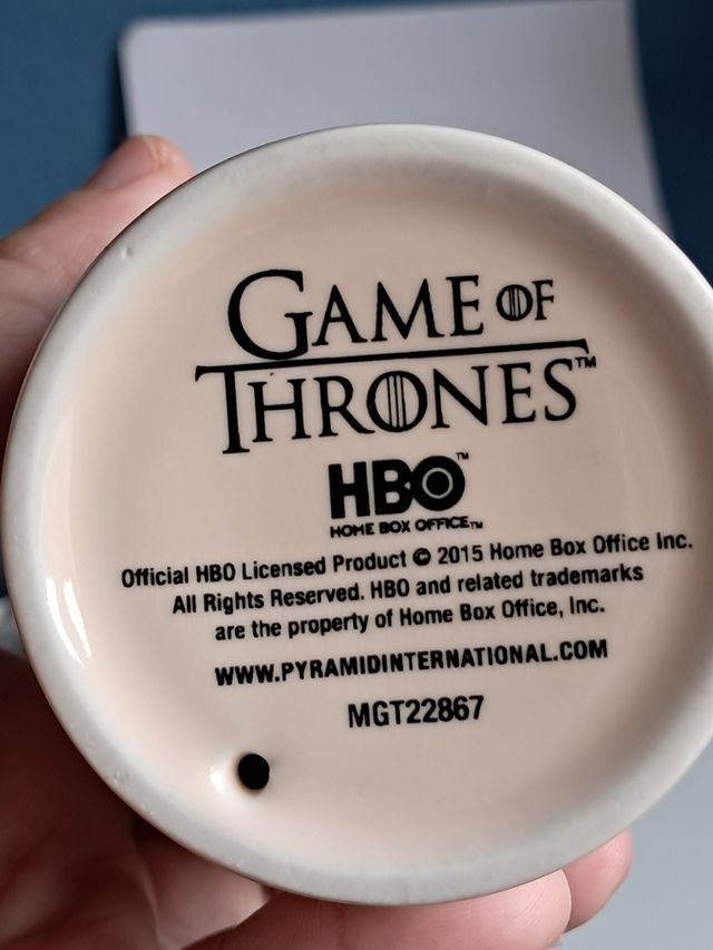 Vaso cerámica Juego de Tronos