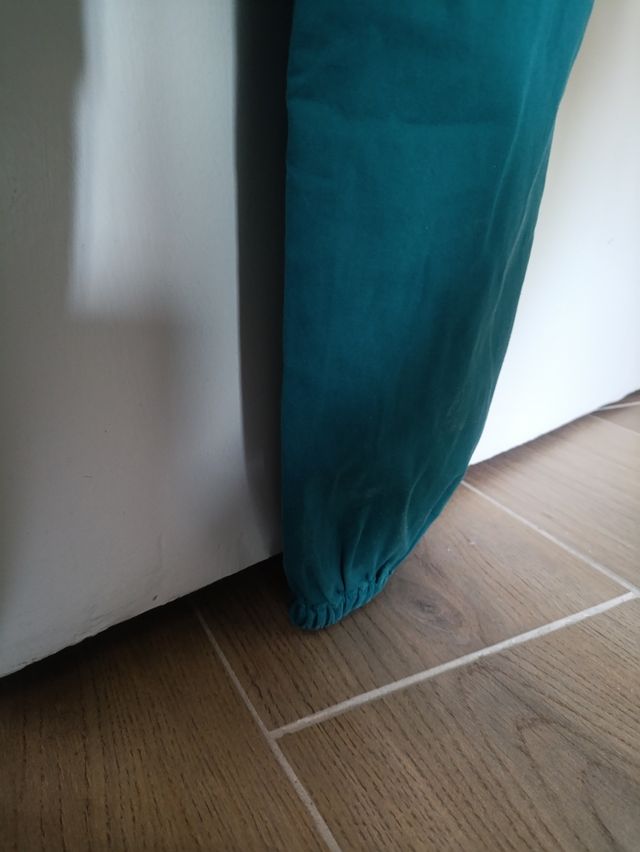 Pantaloni Cotone Verde Donna