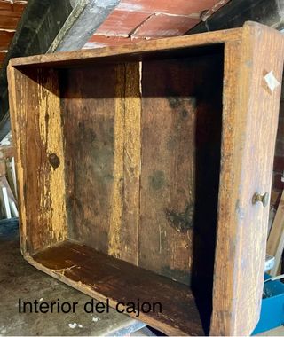 Mesa de cocina SXIX- Madera y metal 064