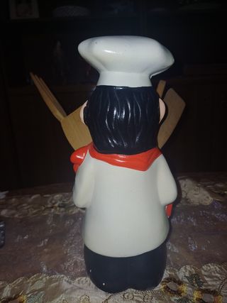 Statuetta Chef Portautensili da Cucina – Decorazio