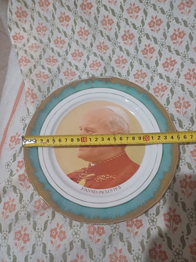 Piatto Papa Giovanni Paolo II da appendere