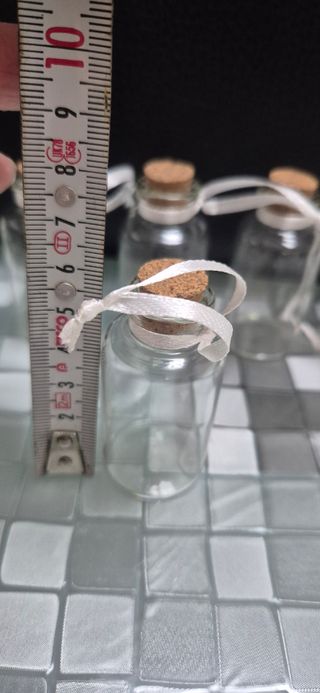 Mini bottiglie vetro - 5pz