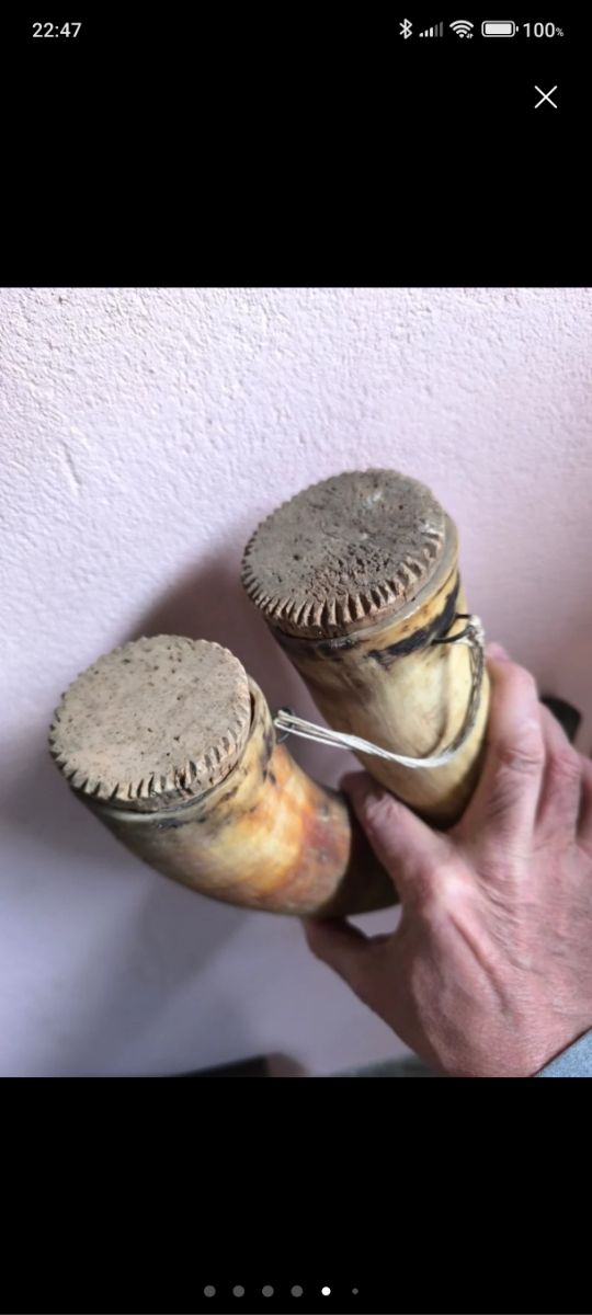 2 Vinagreras antiguas Arte Pastoril