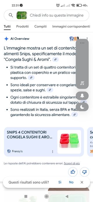 Contenitori SNIPS per congelare spezie, sughi