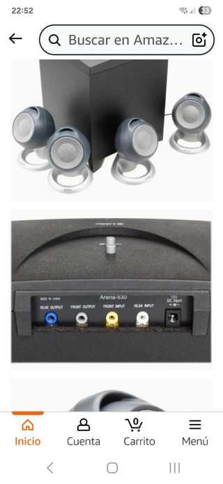 Sistema sonido Arena 530 - 5 piezas