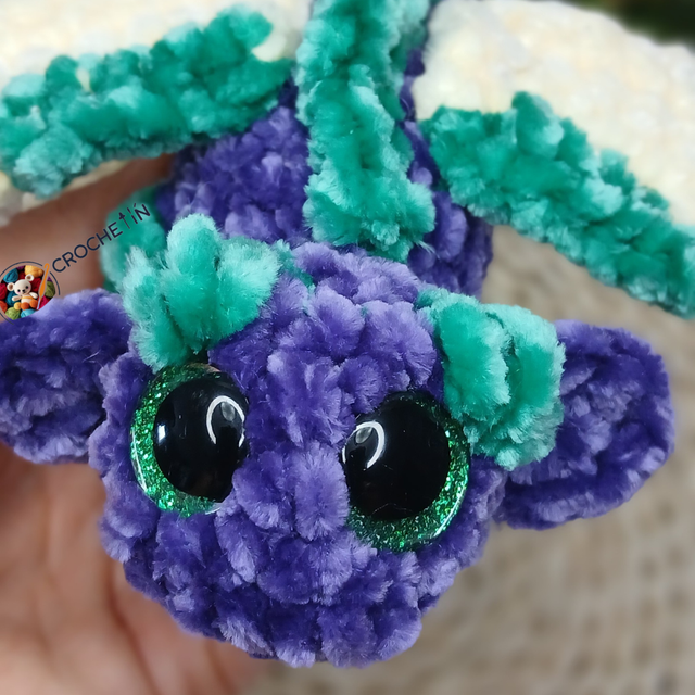 Mini dragones amigurumi crochet