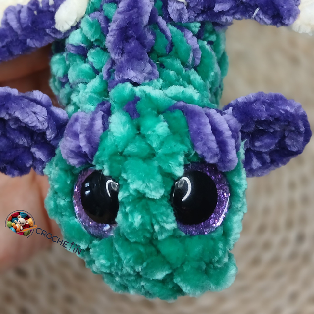 Mini dragones amigurumi crochet