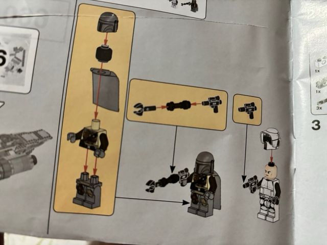 Star Wars: The Mandalorian The Razor Tipo Lego