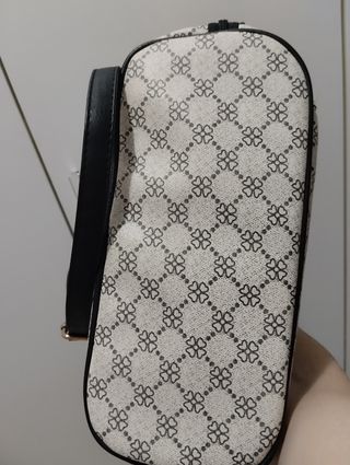 Zaino donna nero e beige 