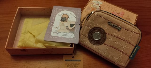 Monedero Sweet Candy rosa pastel. Sin estrenar.