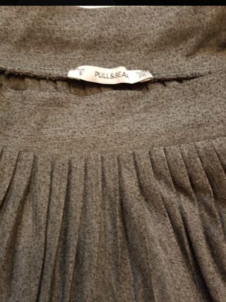 Falda plisada Pull&Bear