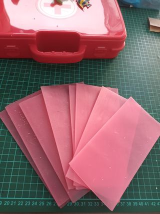 Kit artesanato: estanho e folhas de Cera