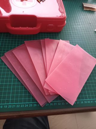 Kit artesanato: estanho e folhas de Cera