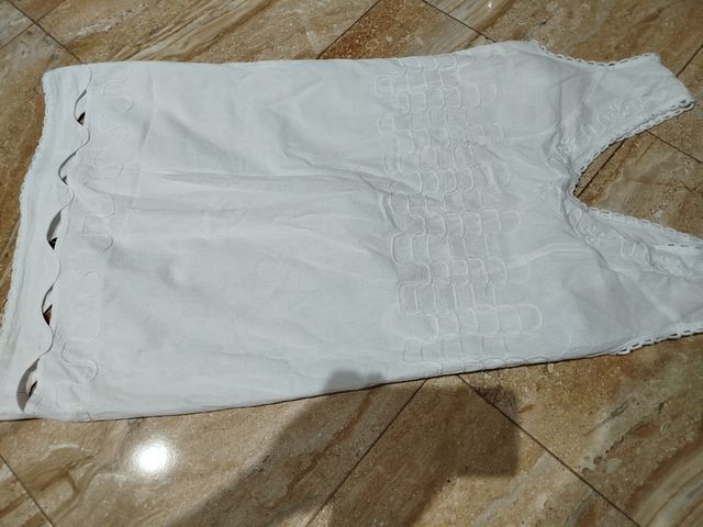 Vestido blanco verano mujer