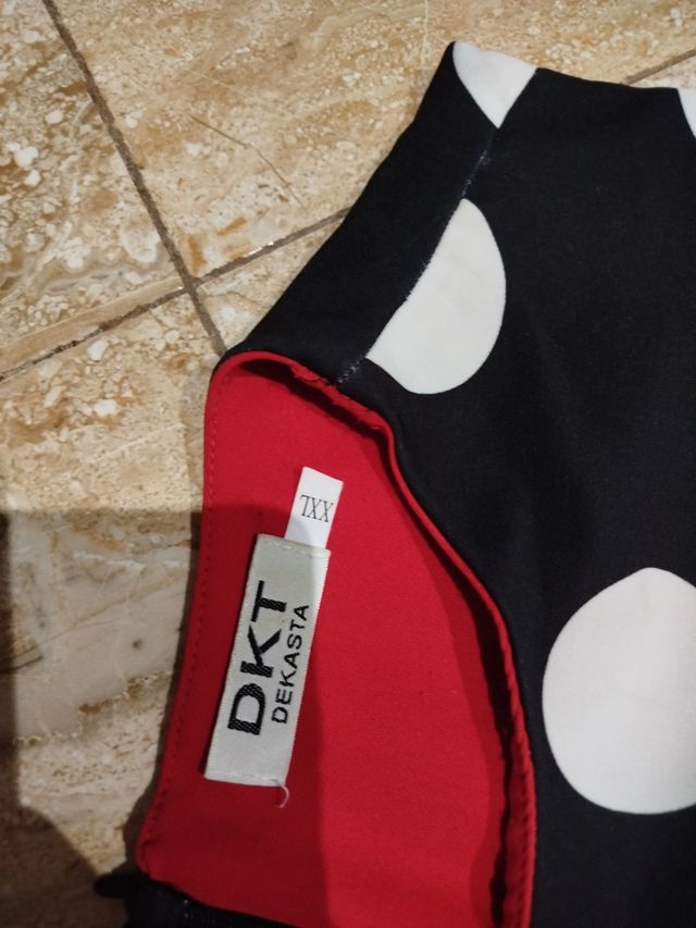 Vestido lunares DKT DEKASTA XXL