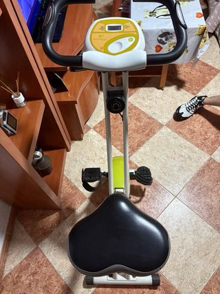 Bicicleta estática plegable