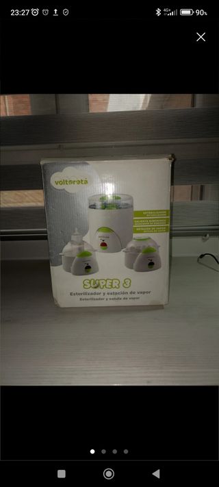 Voltarota Super 3: Esterilizador y calienta bibero