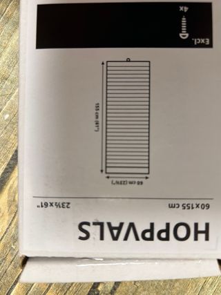2 Estores Ikea HOPPVÄLS azules