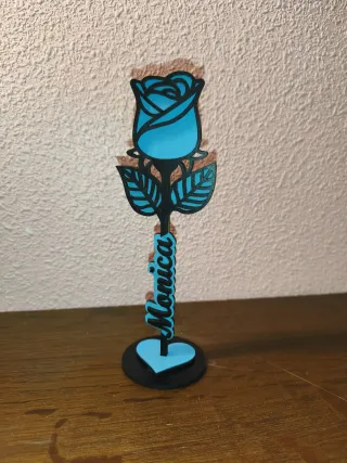 Rosa madera personalizada