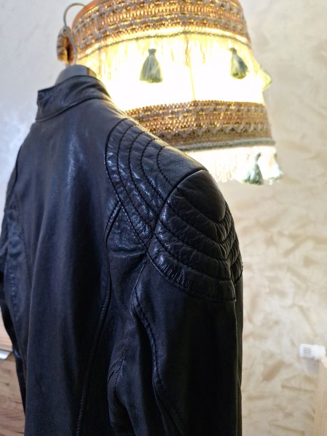 Giubbotto pelle Conbipel nero