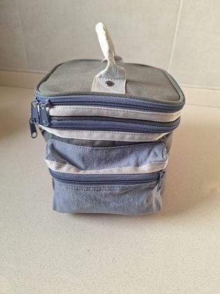 Neceser viaje QUICKSILVER azul gris