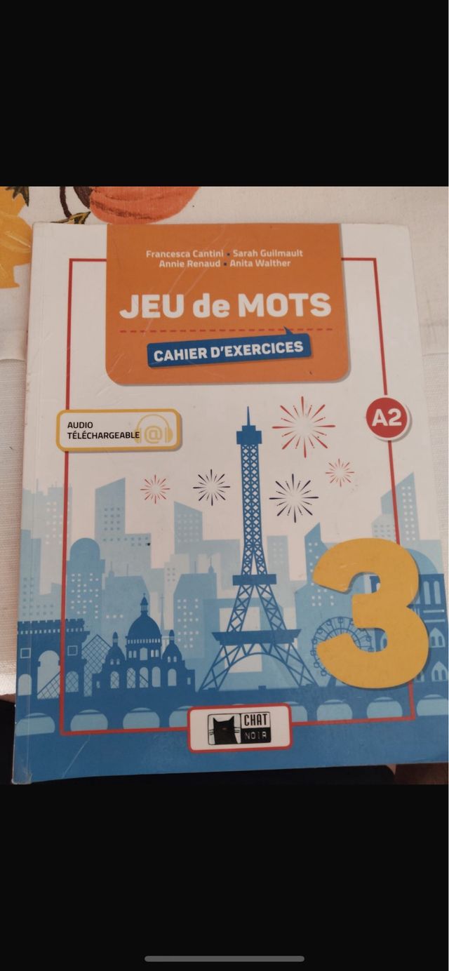 JEU DE MOTS 3 CAHIER