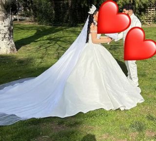 Vestido novia blanco 