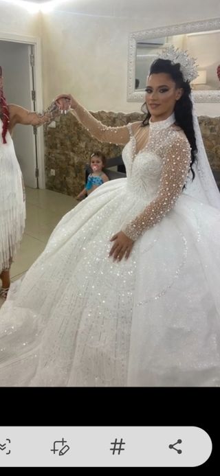 Vestido novia blanco 