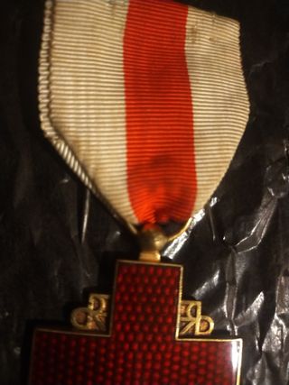 Medalla Cruz Roja Francesa Antigua