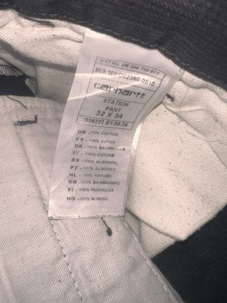 Pantalones Carhartt negros