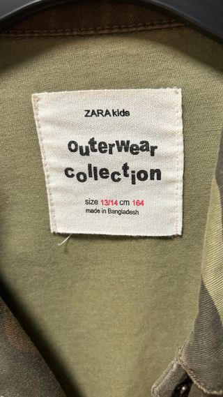 Cazadora Zara militar 