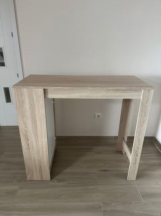 Mesa alta madera - Barra bar.