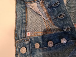 Minifalda Levi's - Vaquera Desgastada talla 25