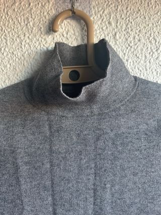 Camisetas Zara - Gris - Cuello Alto